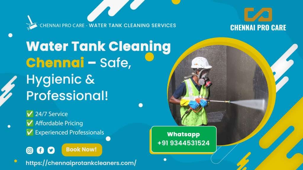 Water Tank Cleaning Chennai