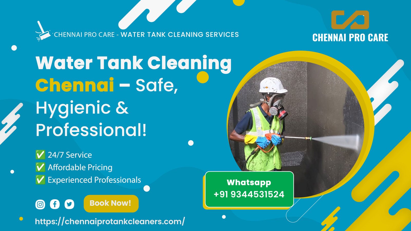 Water Tank Cleaning Chennai