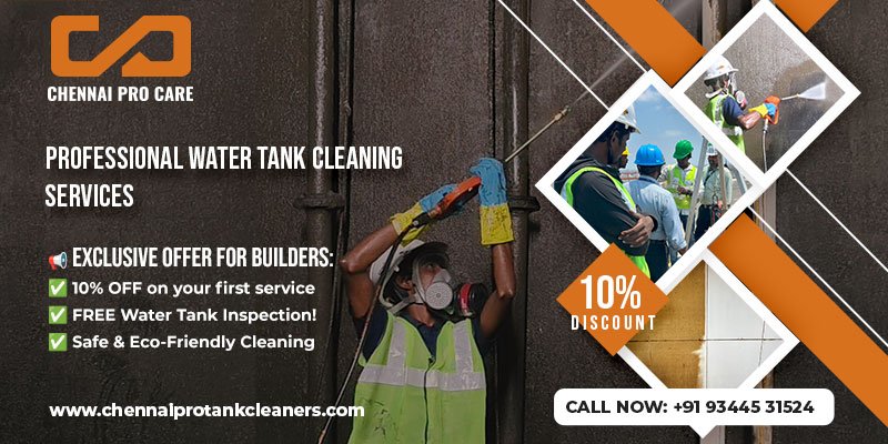 Underground water tank cleaning